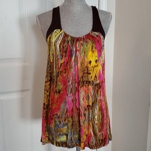 Colorful Racerback Tunic